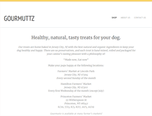 Tablet Screenshot of gourmuttz.com